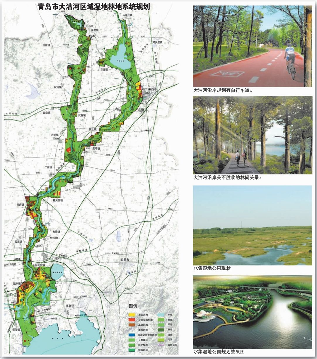 新添八公园湿地成"诗地" 百种植物扮靓大沽河