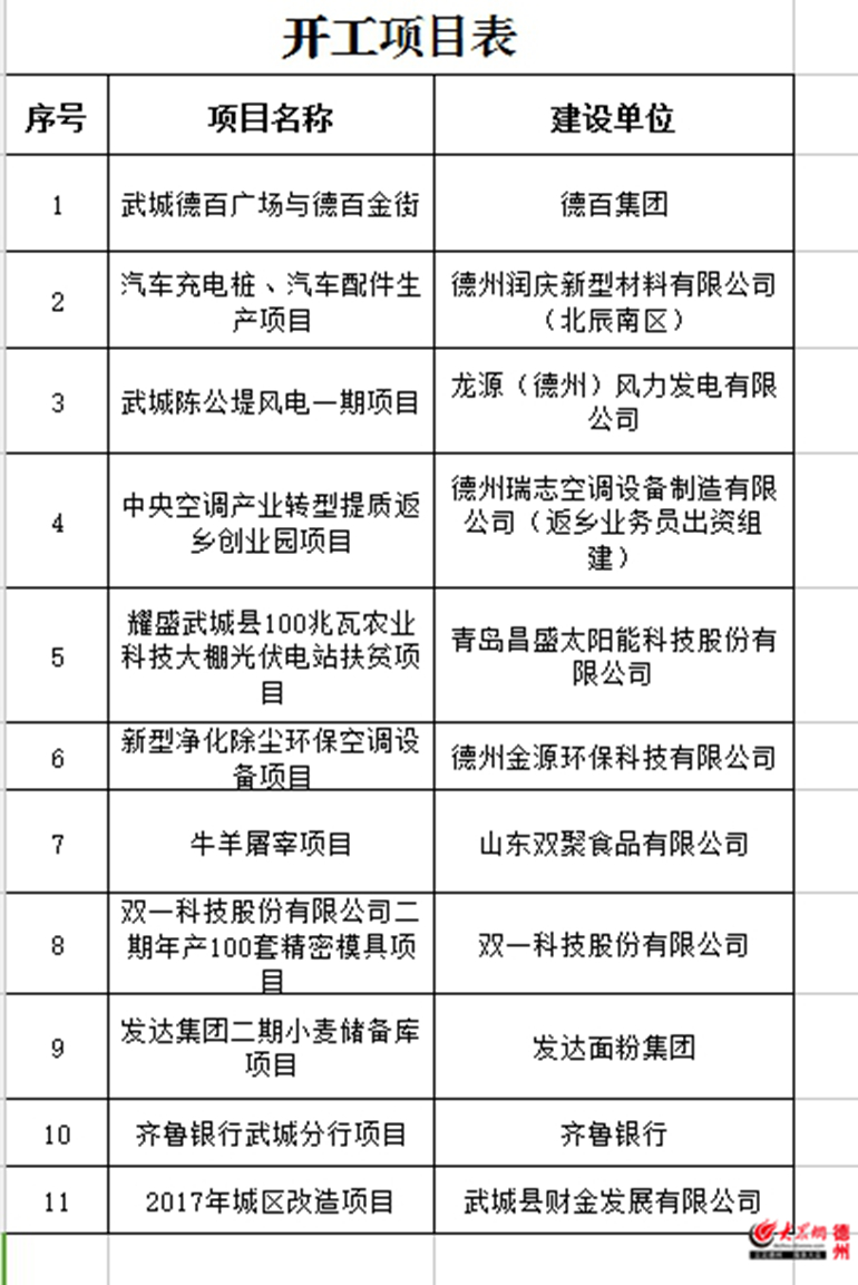 市人大常委会副主任魏洪祥,德州市政府秘书长王震秀,武城县委副书记