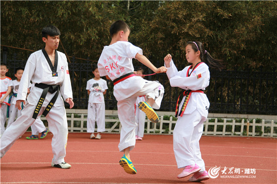 潍坊北海学校和雅课程朵朵绽放_潍坊