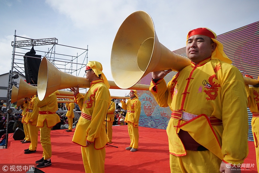 2018年3月17日,青岛,传承500余年的田横祭海仪式在即墨区田横岛省级