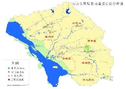 八个大气连续自动检测装置监控市区空气质量