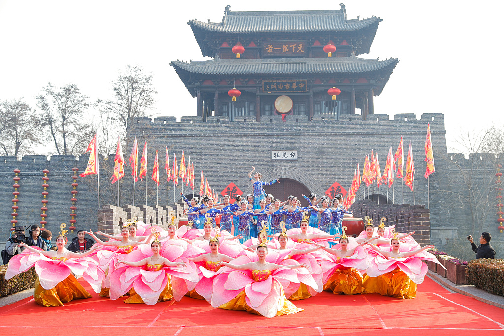 山东枣庄2019台儿庄古城大庙会启动仪式举行