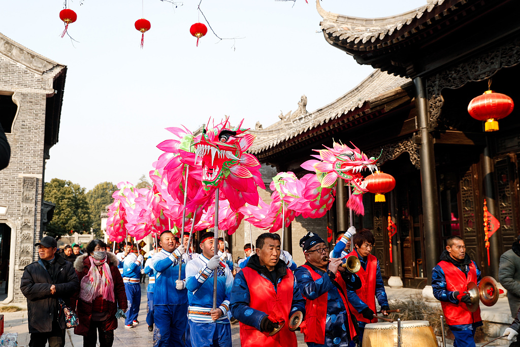 山东枣庄:2019台儿庄古城大庙会启动仪式举行